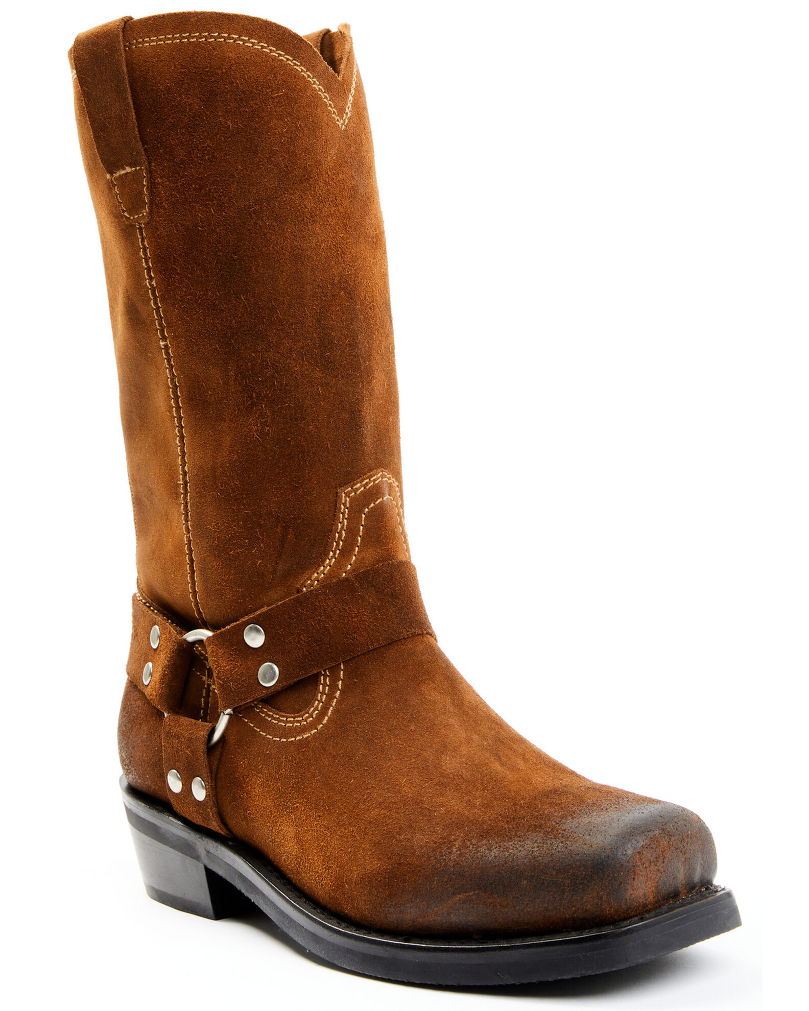 Men's pull on shop motorcycle boots