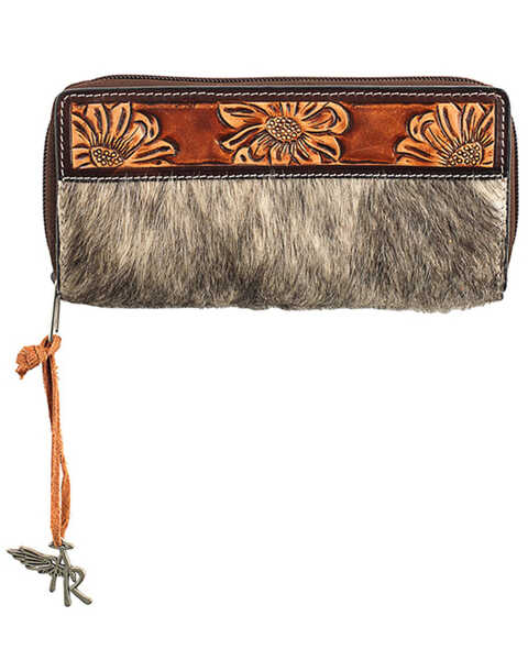 Image #1 - Angel Ranch Women's Spotted Calf Hair Wallet , Multi, hi-res