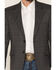 Image #3 - Circle S Men's Lubbock Plaid Print Button-Down Sportcoat, Charcoal, hi-res