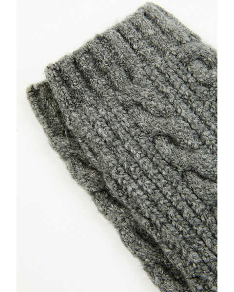 Image #2 - Shyanne Women's Cable Knit Cozy Socks, Grey, hi-res