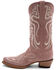 Image #3 - Ferrini Women's Belle Western Boots - Snip Toe, Pink, hi-res