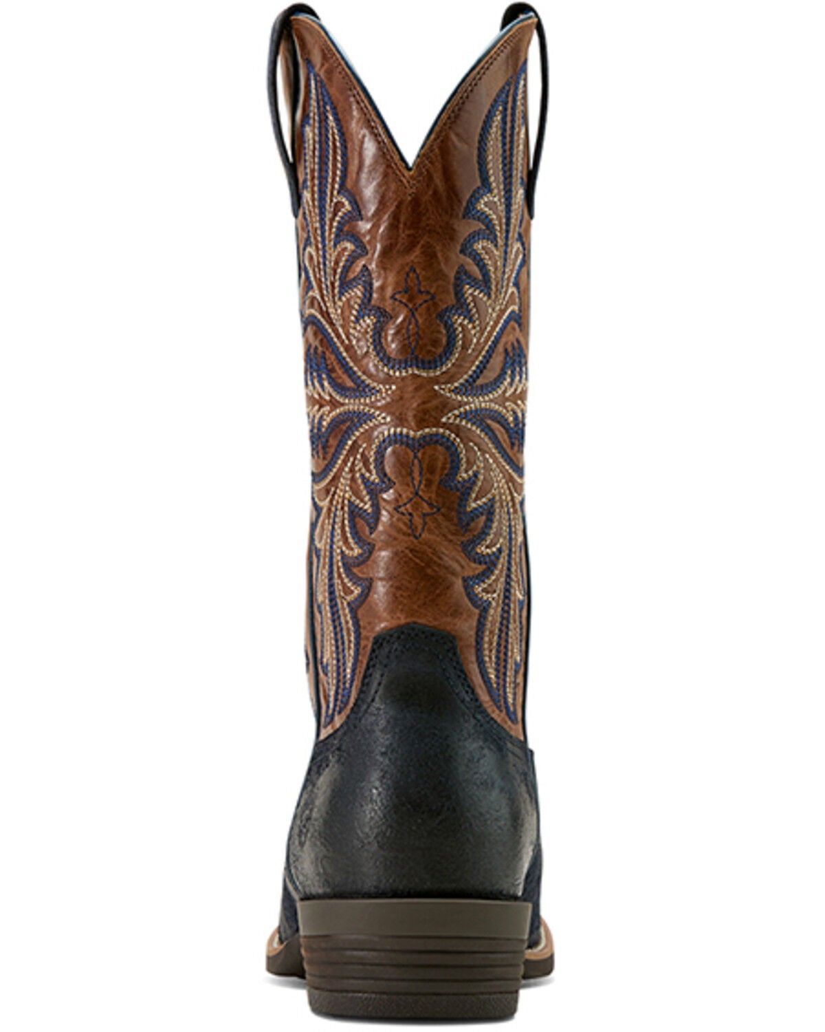 Image #3 - Ariat Men's Hustler Western Boots - Square Toe, Dark Blue, hi-res