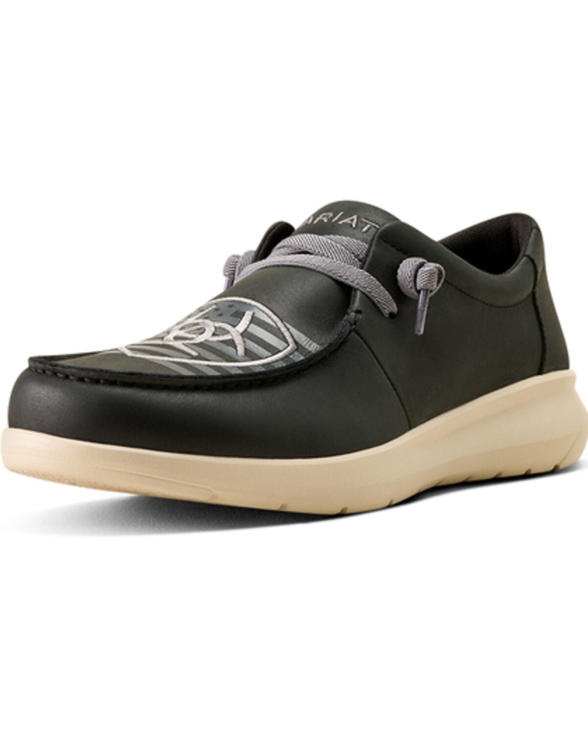 Ariat Men's Hilo Casual Shoes - Moc Toe, Black, hi-res