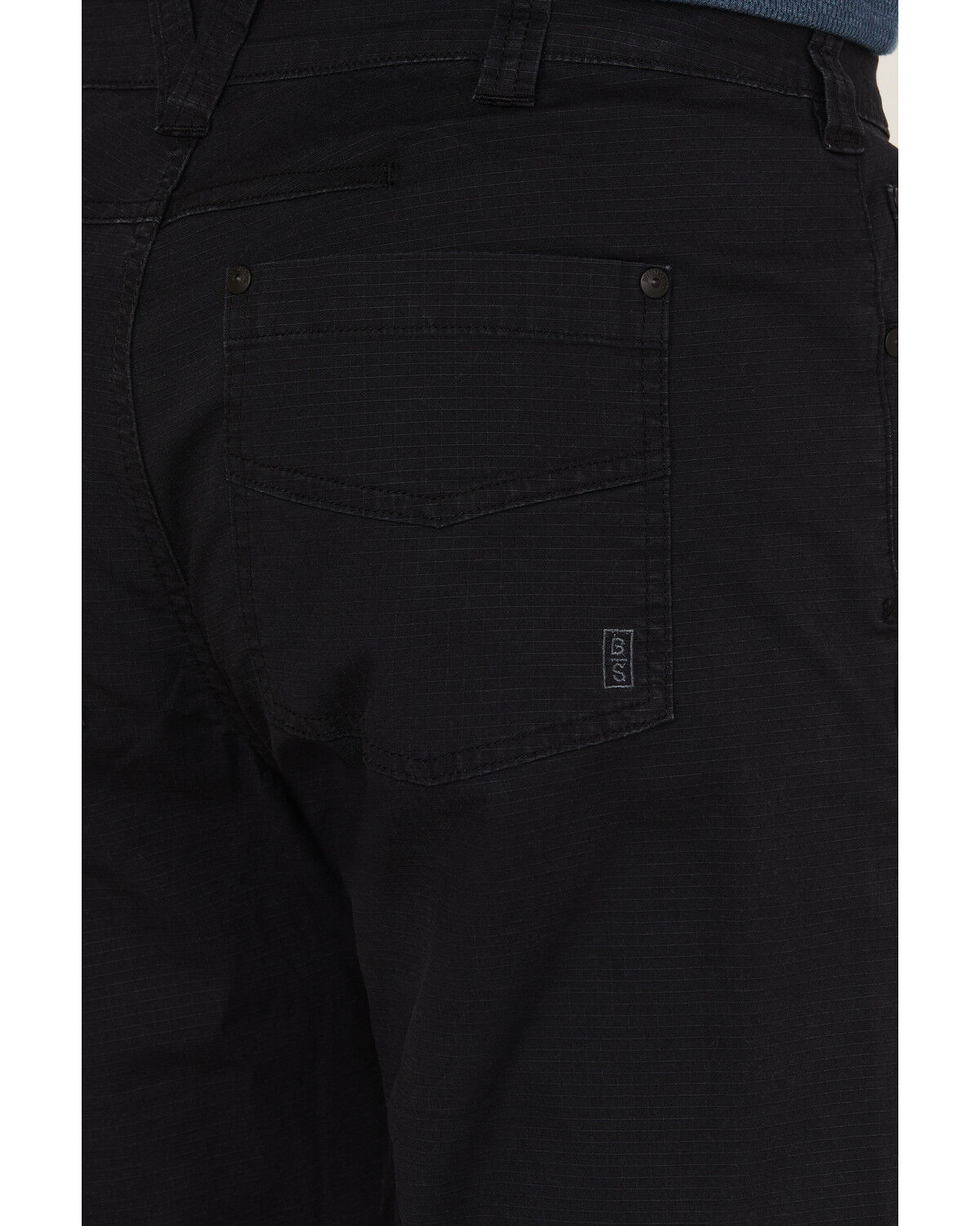 Image #4 - Brothers and Sons Men's Ripstop Stretch Slim Straight Pants, Black, hi-res