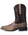 Image #2 - Ariat Men's Tally Ink Sport Frisco VentTEK Leather Performance Western Boot - Broad Square Toe, Brown, hi-res