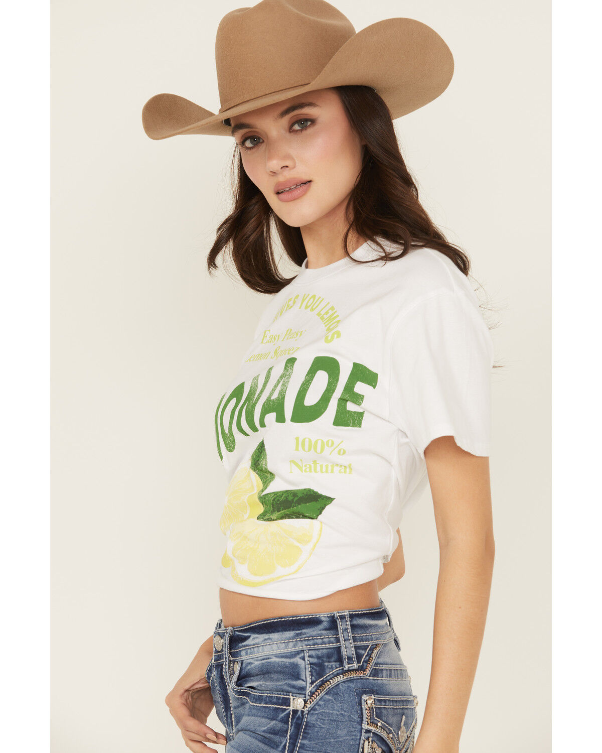 Image #2 - Blended Women's Lemon Short Sleeve Graphic Tee, White, hi-res