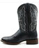 Dan Post Men's Water Snake Exotic Western Boots - Broad Square Toe, Black, hi-res