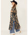 Image #4 - Shyanne Women's Burnout Floral Print Kimono, Dark Blue, hi-res