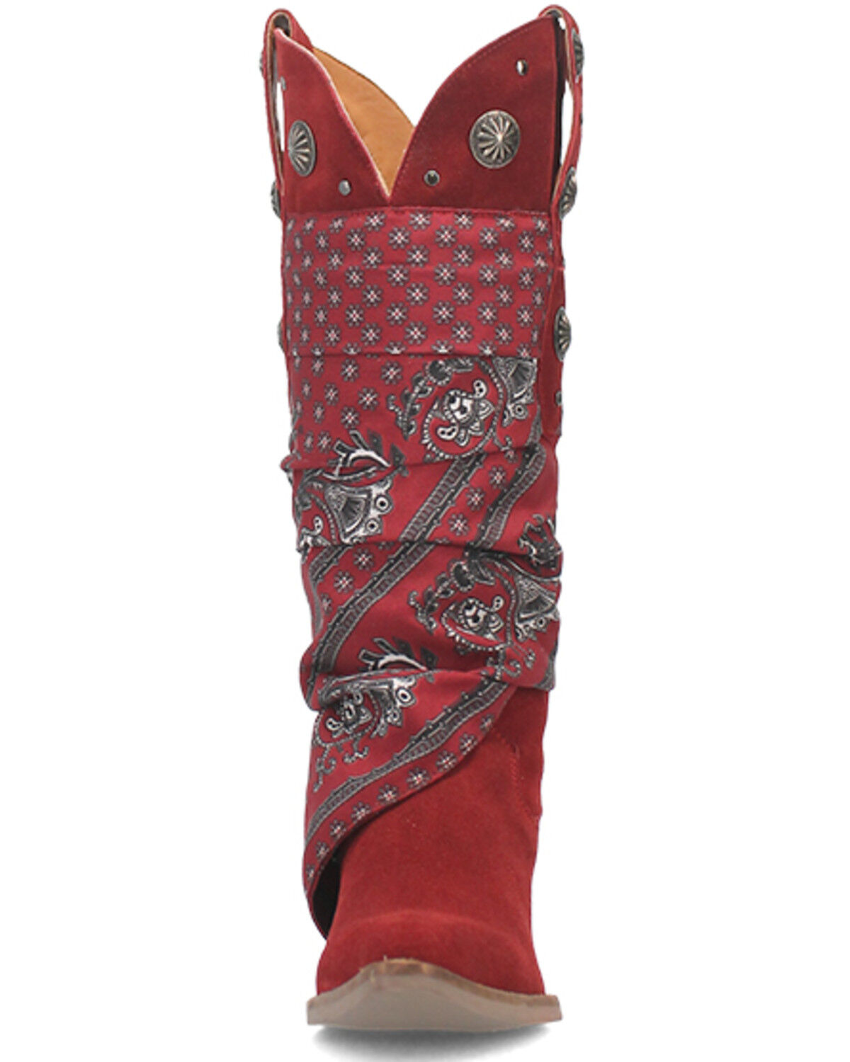 Image #3 - Dingo Women's Rhapsody Western Boots - Round Toe, Red, hi-res