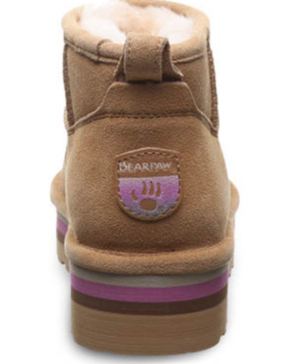 Image #4 - Bearpaw Women's Retro Shorty Casual Boots, Tan, hi-res