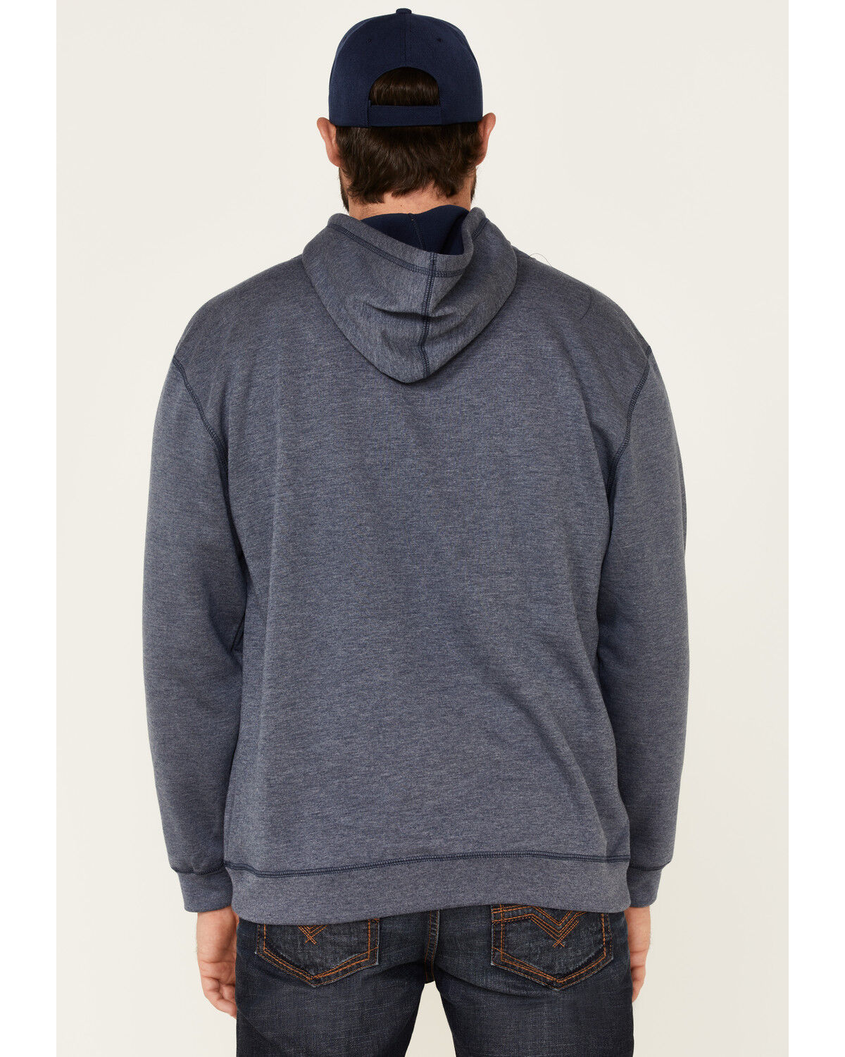 Image #4 - Tin Haul Men's Geometric Abstract Logo Hooded Sweatshirt, Blue, hi-res