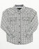 Image #1 - Cody James Toddler Boys' Diamond Print Long Sleeve Snap Shirt, Dark Blue, hi-res