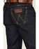 Image #4 - Wrangler Retro Men's Selvedge Dark Wash Slim Straight Stretch Denim Jeans, Dark Wash, hi-res