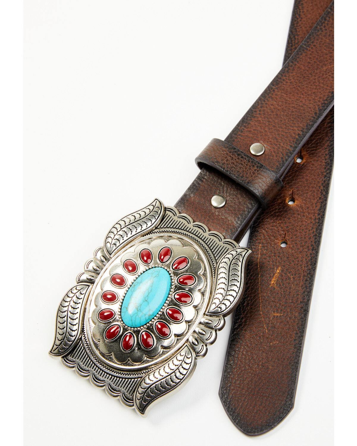 Image #2 - Idyllwind Women's Windslow Buckle Belt, Dark Brown, hi-res