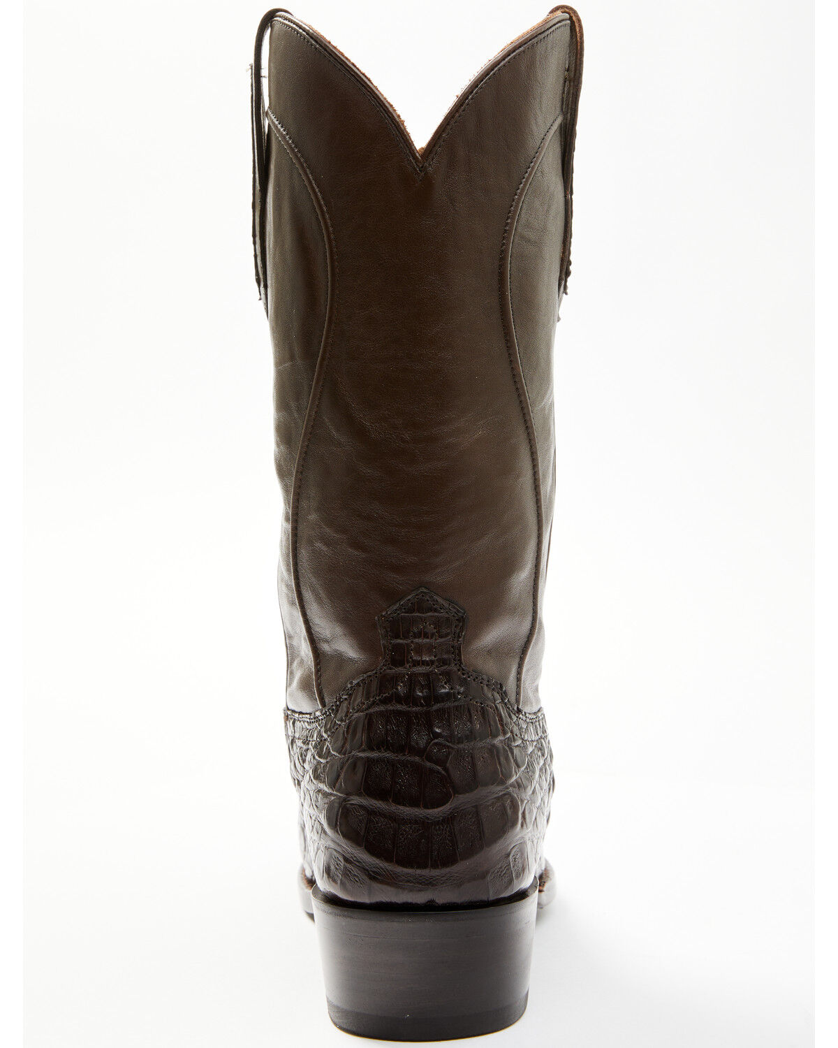 Image #5 - Cody James Black 1978® Men's Chapman Exotic Caiman Belly Western Boots - Round Toe, Chocolate, hi-res