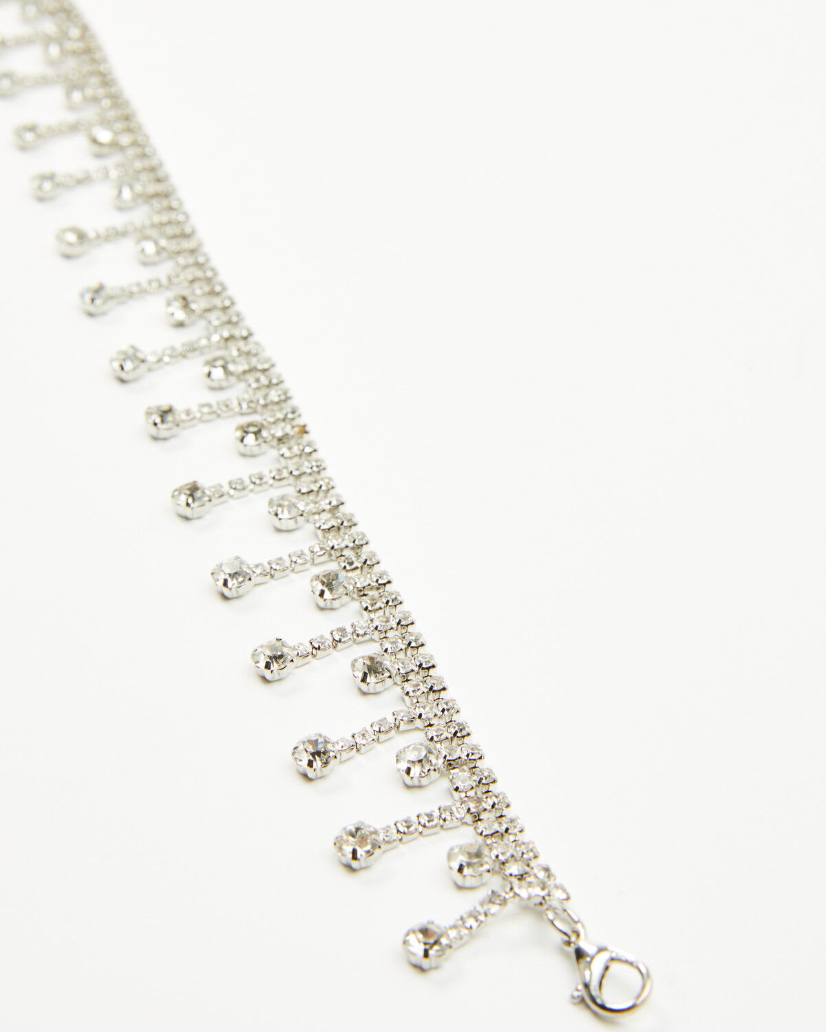 Image #3 - Boot Barn Women's Rhinestone Studded Charm Boot Jewelry, Silver, hi-res