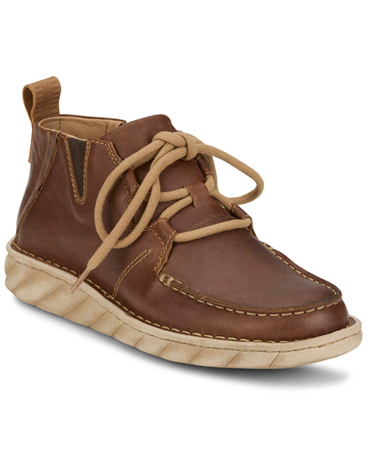 Image #1 - Tony Lama Men's Estancia Lace-Up Chukka Boots - Moc Toe, Brown, hi-res