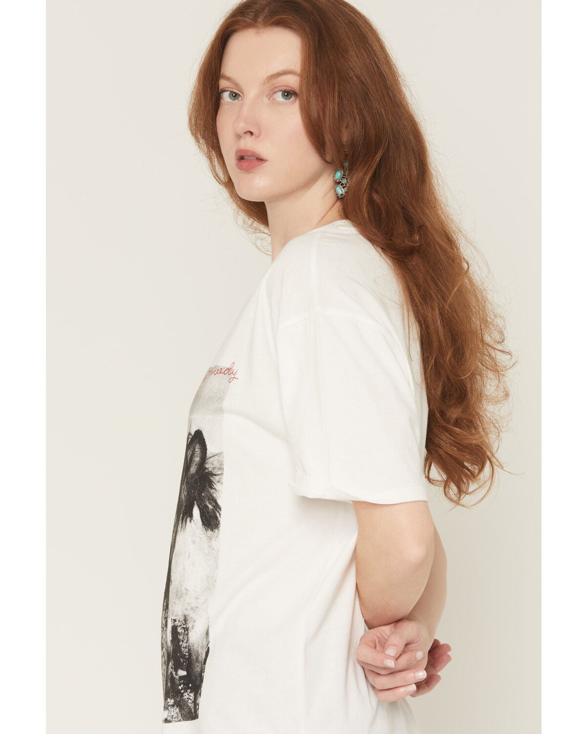 Image #2 - White Crow Women's Horse Howdy Short Sleeve Graphic Tee, Cream, hi-res