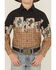 Image #3 - Panhandle Slim Boys' Cards Border Long Sleeve Snap Western Shirt, Tan, hi-res
