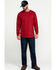 Hawx Men's FR Logo Long Sleeve Work T-Shirt - Tall , Red, hi-res