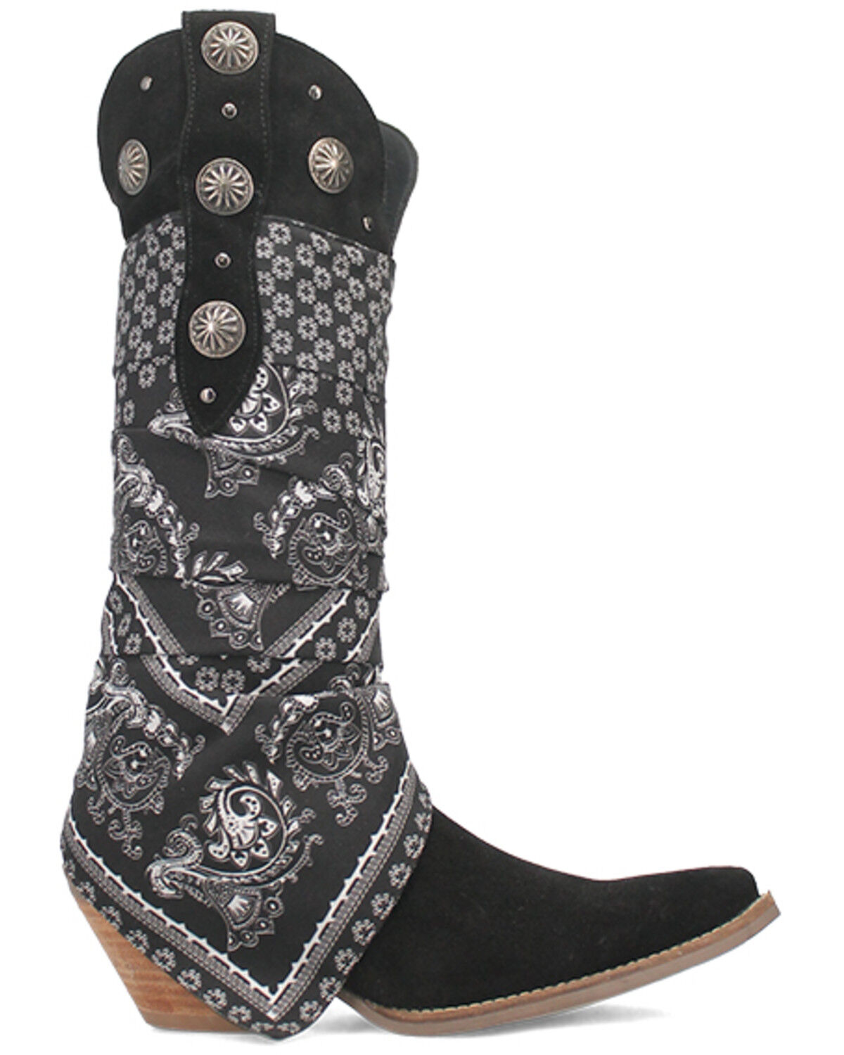 Image #2 - Dingo Women's Rhapsody Western Boots - Round Toe, Black, hi-res