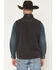 Image #4 - Ariat Men's Phantom Logo Concealed Carry Softshell Vest, Dark Grey, hi-res