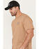Image #3 - Brixton Men's Grade Logo Short Sleeve Graphic T-Shirt, Tan, hi-res