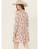 Image #4 - Roper Women's Feather Print Long Sleeve Dress , Cream, hi-res