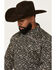 Image #2 - Cowboy Hardware Men's Scatter Paisley Print Long Sleeve Pearl Snap Stretch Western Shirt, Black, hi-res