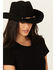 Image #1 - Nikki Beach Women's Marti Wool Cowboy Hat, Black, hi-res