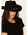Image #1 - Nikki Beach Women's Marti Wool Cowboy Hat , Black, hi-res