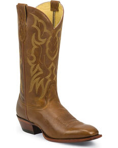 Nocona Men's Brown Wister Cowboy Boots - Square Toe , Brown, hi-res