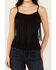 Image #3 - Idyllwind Women's Farriswood Fringe Tank Top, Black, hi-res