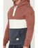 Wanakome Men's Rivera Colorblock Hooded Pullover Sweatshirt , Red/white/blue, hi-res