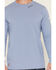 Image #3 - Ariat Men's FR Solid Base Layer Long Sleeve Work Shirt, Medium Blue, hi-res