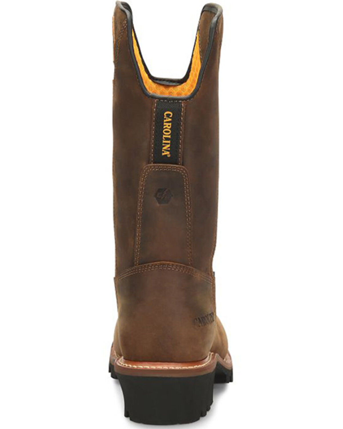 Image #5 - Carolina Men's 12" Coppice Wellington Waterproof Logger Work Boots - Composite Toe, Brown, hi-res