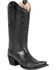 Circle G Women's Cross Embroidered Western Boots - Snip Toe, Black, hi-res