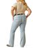 Image #1 - Ariat Women's June Light Wash Perfect Rise Flare Stretch Denim Jeans - Plus, Light Wash, hi-res