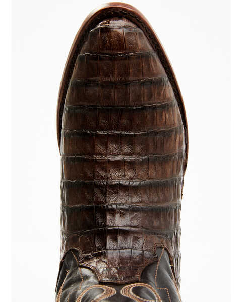 Image #6 - Cody James Men's Exotic Caiman Western Boots - Medium Toe, Brown, hi-res