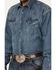 Stetson Denim Snap Western Shirt, Denim, hi-res