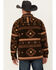 Image #4 - Cody James Men's Highlander Southwestern Print Sherpa Snap Jacket, Brown, hi-res