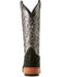 Image #3 - Ariat Women's Futurity Exotic Caiman Western Boots - Square Toe, Black, hi-res