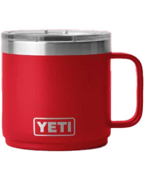 Yeti Rambler® 14oz Stackable Mug with MagSlider™ Lid , Red, hi-res