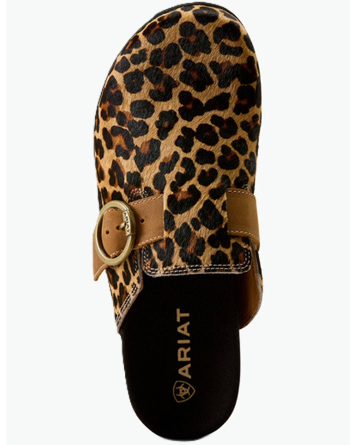 Image #2 - Ariat Women's Leopard Print Hair-On Country Mules, Brown, hi-res