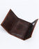 Cody James Men's Hair-On Trifold Wallet, Brown, hi-res