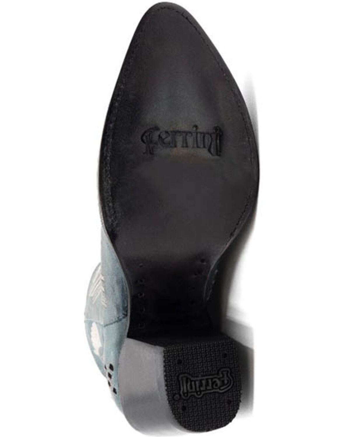 Image #6 - Ferrini Women's Savannah Fashion Boots - Round Toe, Blue, hi-res