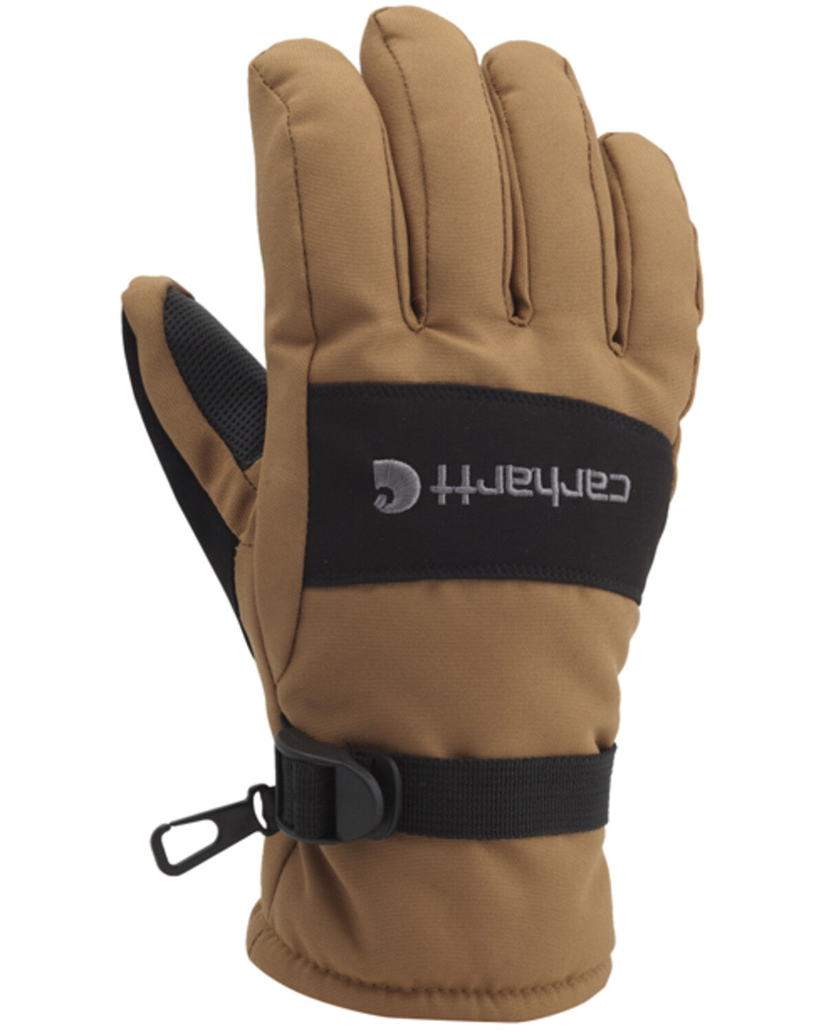 Image #1 - Carhartt Men's Waterproof Work Gloves, Brown, hi-res