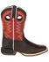Durango Boys' Lil Rebel Pro Western Boots - Square Toe, Brown, hi-res