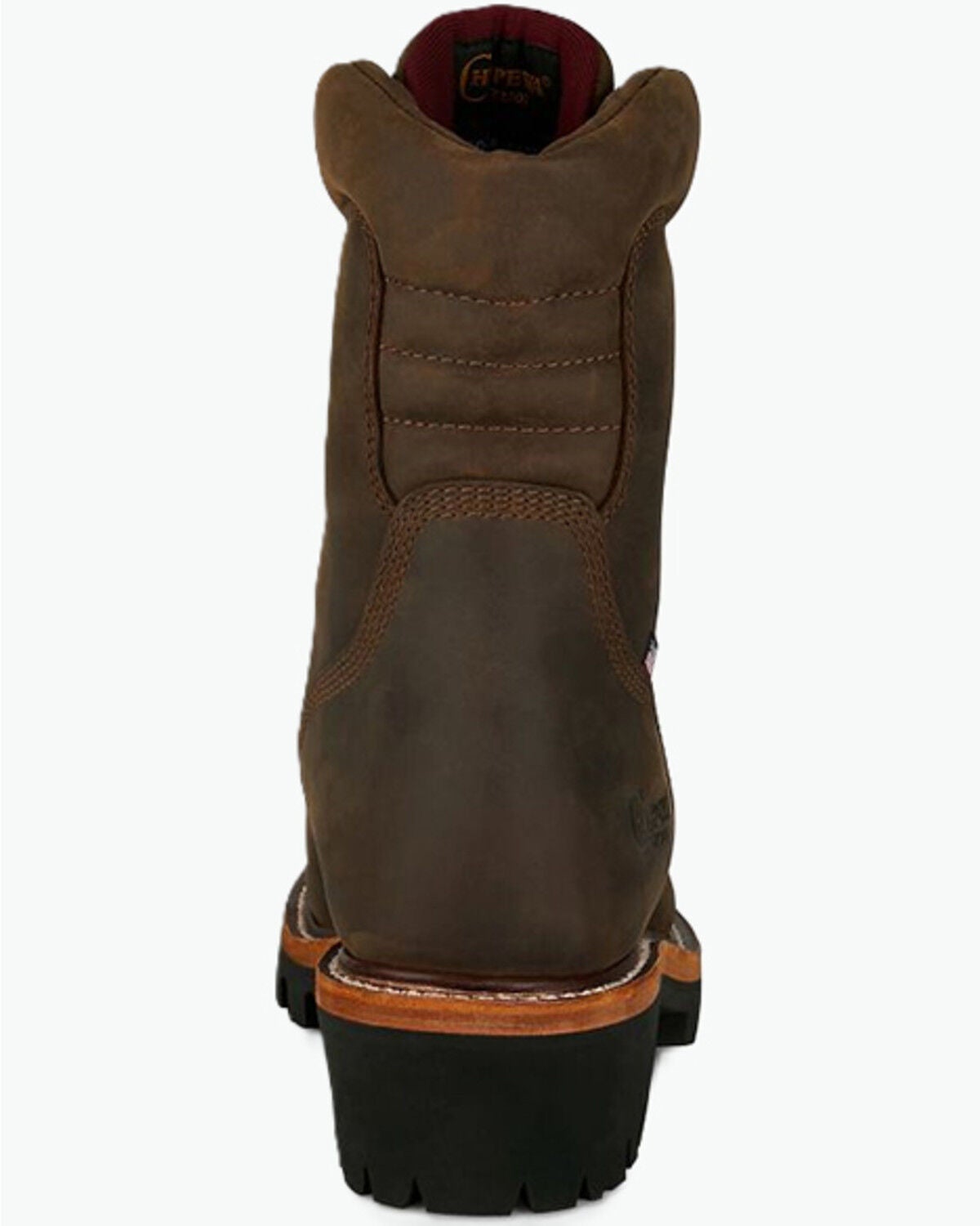 Image #3 - Chippewa Men's Super Logger 9" Waterproof Work Boots - Steel Toe, Brown, hi-res