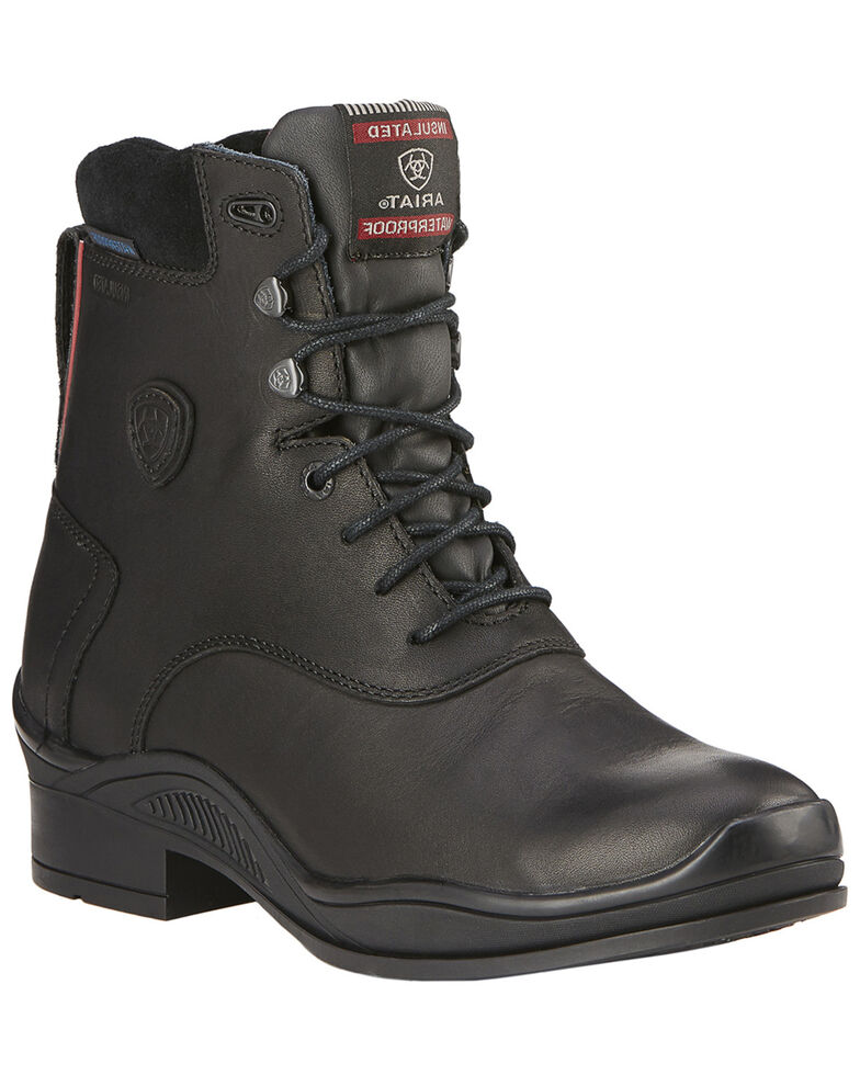 Ariat Women's Extreme Lace H2O Insulated English Riding Boots, Black, hi-res